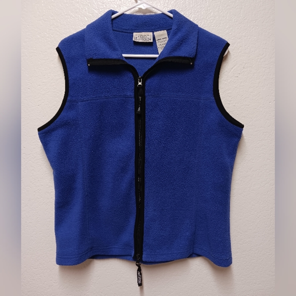 Basic Editions Fleece Women's Vest Size Large